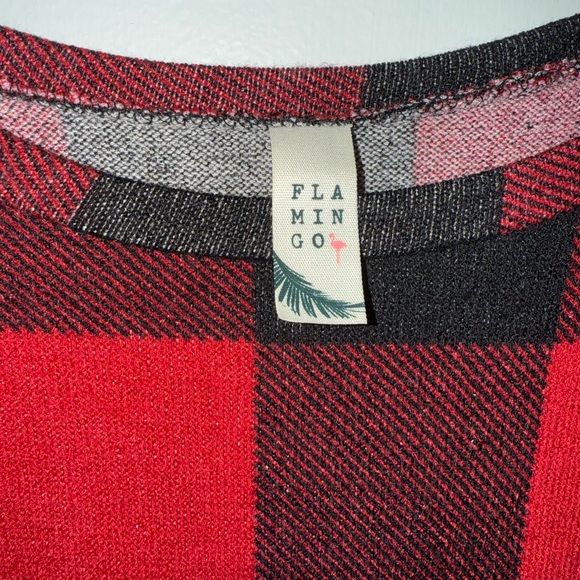 Red Buffalo Plaid Flannel Dress - Picture 2 of 2